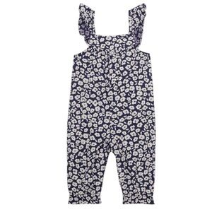 Hatley Baby Floral Blue and White Romper NWT 9-12 months